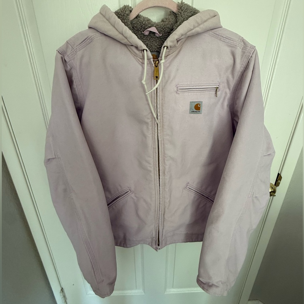 Carhartt Vintage Pale Pink Hooded Jacket